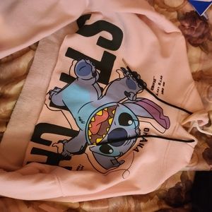 Hottopic stitch crop hoodie